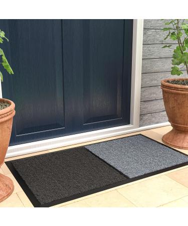 Sherada Shoe Disinfectant Mat - Gray Non-Slip Carpet for Outdoor & Entrance | Includes Shoe Peeling Brush - Buy Online on GoSupps.com