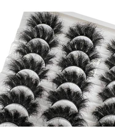 20 Pairs Dramatic 25MM Fluffy Mink Eyelashes Wholesale Pack by TIKILEY - Reusable and Long Bottom Lashes - Buy Online on GoSupps.com