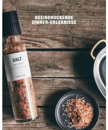 Nicolas Vahe Chili Salt - Danish Design Ceramic Mill | French Sea Salt & Chili Blend for Gourmet Cooking - Buy Online on GoSupps.com