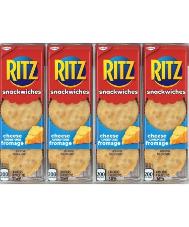 Ritz Bits Sandwiches Peanut Butter Flavour 180g with Ritz Bits Sandwiches Cheese Flavour 180g and Ritz Crackers Cheese Sandwich Snackwiches 304g - Buy Online on GoSupps.com