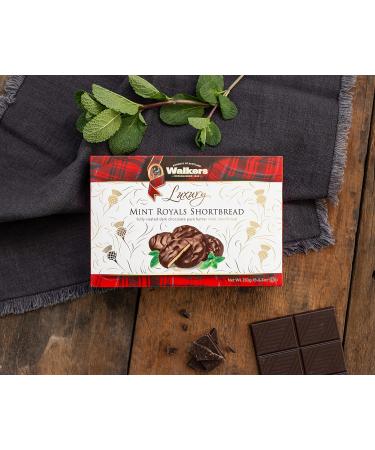 Walkers Shortbread Luxury Mint Royals Shortbread Traditional Pure Butter Scottish Recipe 150g - Buy Online on GoSupps.com
