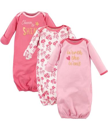 Luvable Friends Baby Girls' Nightgown 0-6 Months - Worth the Wait | Shop Now - Buy Online on GoSupps.com