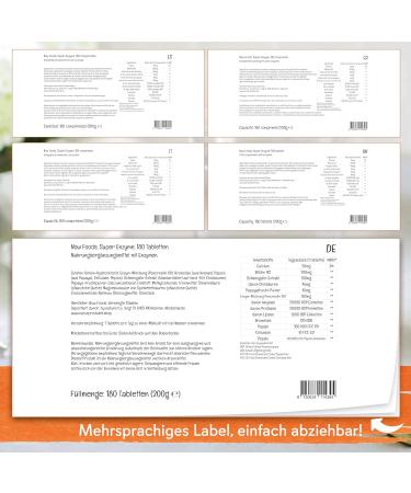 Now Foods Great Enzyme - Digestive Enzymes | 180 Tablets Gluten-Free Soy-Free Non-GMO Lab Tested - Buy Online on GoSupps.com