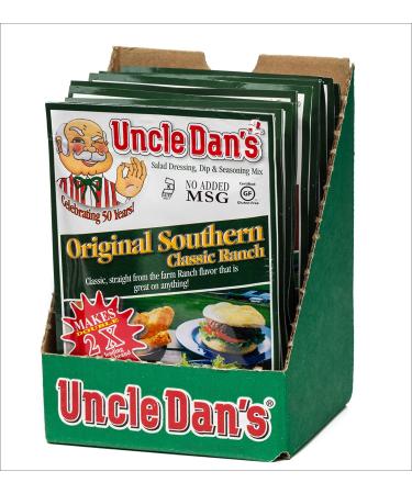 Uncle Dan's Original Classic Ranch Singles Case 12 Count - Convenient Pack of 1 - Buy Online on GoSupps.com