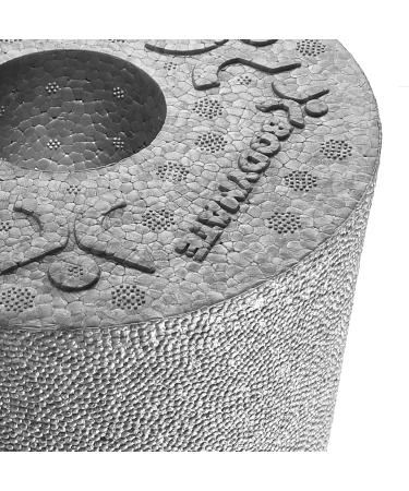 BODYMATE Fascia Roller Standard Medium-Hard - Carbon-Grey 45x15cm | Free E-Book Included | International Shipping - Buy Online on GoSupps.com