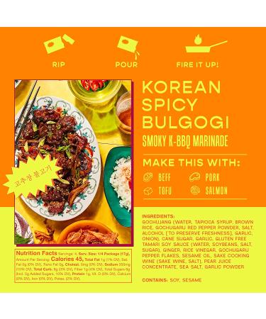 Omsom East Asian Sauce Sampler: Japanese Yuzu Miso, Korean Spicy Bulgogi, Chinese Spicy Mala (6 Packets) - Buy Online on GoSupps.com