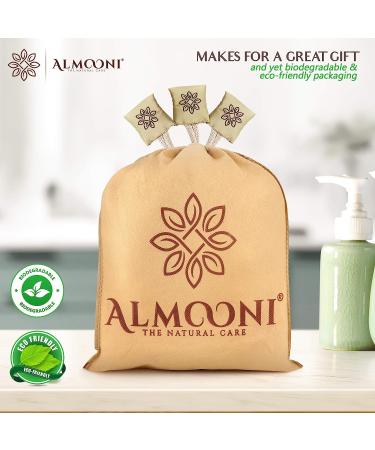 Natural Egyptian Shower Loofah Sponge Body Scrubber - 3 Count (1 Pack) - Buy Online on GoSupps.com