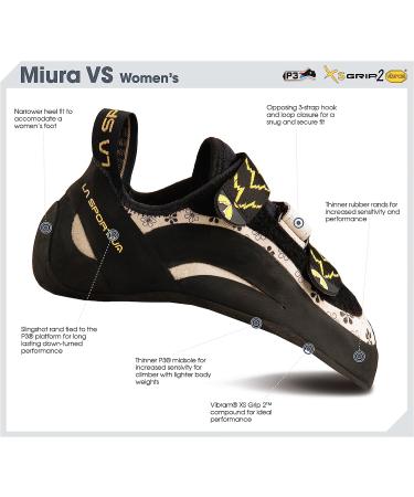 La Sportiva Miura VS Climbing Shoe - Women's Blue 8.5US/40EU - Buy Online on GoSupps.com