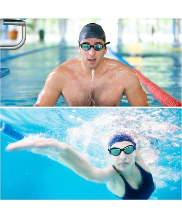 Bezetee UV Protection Swimming Goggles - Anti-Leak Adjustable Silicone Eyewear for Adults & Youth - Includes Case - Buy Online on GoSupps.com