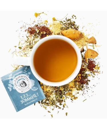 Les 2 Marmottes - Infusion 1 2 3...Sleep! 30 sachets - Melissa lemon and chamomile - Sleep well and Relaxation - Made In - Buy Online on GoSupps.com