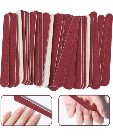 JSRQT 100 Pieces Nail File Set Cushioned Emery Boards Double Sided Acrylic Nail File Mini Nail Files Bulk for Women Girls Nail Filer Nail File Buffer Set Manicure Tool for Natural Acrylic Fake Nails - Buy Online on GoSupps.com