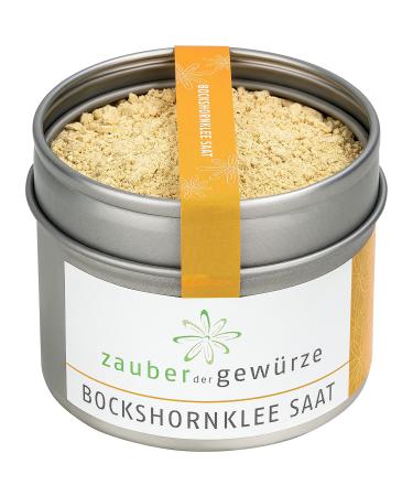 Marriage of the spices of Bockshorn clover ground-Bockshorn clover powder universal spice for Indian & Arabic dishes fish meat curry or dal top quality in re-lockable can 55g Bockshorn clover seed