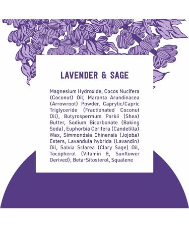 Schmidt's Lavender & Sage Deodorant 2.65oz (Pack of 2) | Aluminum-Free, 24hr Odor Protection | Vegan & Cruelty-Free - Buy Online on GoSupps.com