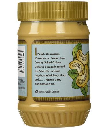 Trader Joe's Creamy Salted Cashew Butter - Smooth and Delicious Spread - Buy Online on GoSupps.com