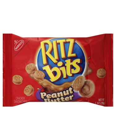 Ritz Bits Peanut Butter Crackers, 1 Ounce (Pack of 12)