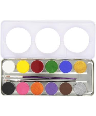 Buy Eulenspiegel 212004 Metal Make-Up Palette with 2 Brushes & 12 Colors - International Shipping Available - Buy Online on GoSupps.com