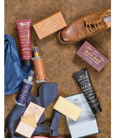 San Francisco Soap Company MAN BAR Cologne Mist Exotic Musk and Sandalwood - Long Lasting - Created with the Man in Mind - 6 fl oz - Buy Online on GoSupps.com