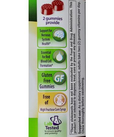 Vitafusion Extra-Strength Vitamin B12 3000mcg Cherry Flavor 200 Gummies - Buy Online on GoSupps.com