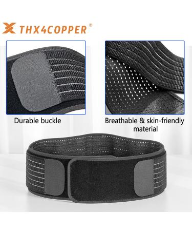 Thx4COPPER Elastic Mesh SI Hip Belt: Compression Lower Back Support Brace - Buy Online on GoSupps.com