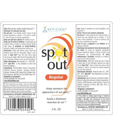 Spot Out Regular 6oz - Sunspot Skin Treatment Lotion - 6 Fl Oz - Buy Online on GoSupps.com