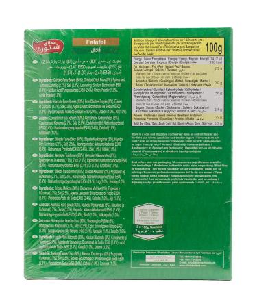 Chtoura Garden Arabic Falafel Mix - Vegan & Vegetarian Patties - 200g (4 x 200g) - Authentic Taste for International Shipping - Buy Online on GoSupps.com