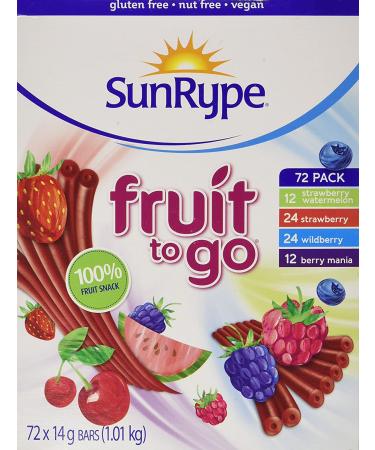 SunRype Fruit to Go Snack Variety Pack - 72 Imported from Canada 0.49oz - Buy Online on GoSupps.com