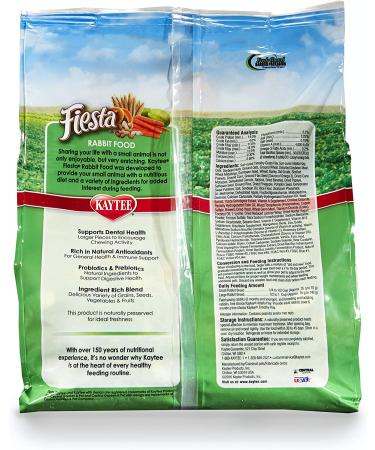 Kaytee Fiesta Rabbit Food 3.5 lb - Premium Nutrition for Healthy Bunnies - Buy Online on GoSupps.com