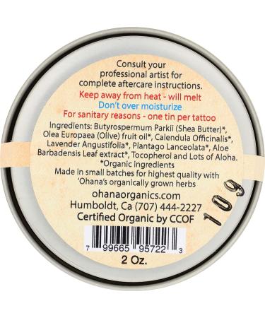 Organic Vegan Tattoo Butter - 2 Ounce (Pack of 1) - Buy Online on GoSupps.com