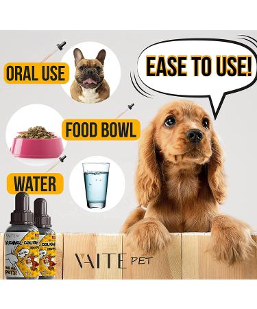 Kennel Cough Drops for Dogs & Cats - 2.01oz - Respiratory & Throat Support - Buy Online on GoSupps.com