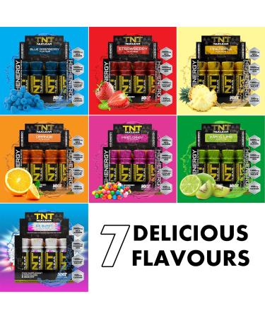NXT Nutrition TNT Nuclear Shots - Pre Workout Energy Drink 12 x 60ml | Mixed Candy - Buy Online on GoSupps.com