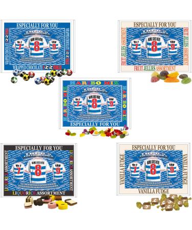 Queens PR Football Shirt Personalised Gift Boxed Sweets Variety