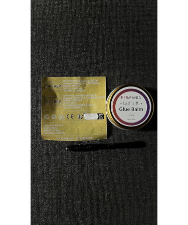 PERMANIA Lash Glue Balm 10g - Pink Peach | Strong Hold for Lash Lift & Brow Lamination Kit - Buy Online on GoSupps.com