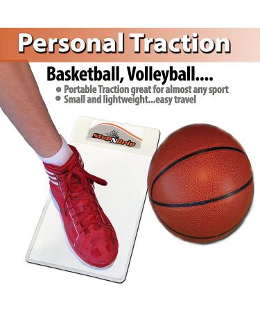 StepNGrip White Basketball Court Traction Board with Gel Mat Technology - Enhance Grip and Performance on the Court with Anti-Slip Sticky Pad for Basketball Shoes - Courtside Traction Mat for Gym Use - Buy Online on GoSupps.com