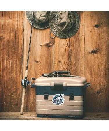 Retro Folia Fish Sticker - Vintage 10x9.1cm Fishing Sticker for Auto Boat & Fishing Gear | International Shipping - Buy Online on GoSupps.com