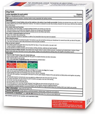 Habitrol Nicotine Transdermal Patch | Step 1 (21mg) | 28 Patches | Stop Smoking Aid - Buy Online on GoSupps.com