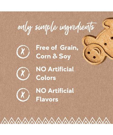 Buddy Biscuits Grain-Free Dog Treats - Soft Grilled Beef (5oz) | Healthy, USA-Made, No Wheat, Corn, or Soy - Buy Online on GoSupps.com