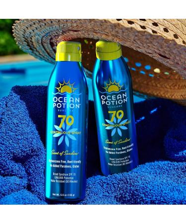Ocean Potion SPF 70 C-Spray 5.5oz - Best Sunscreen for Worldwide Shipping - Buy Online on GoSupps.com