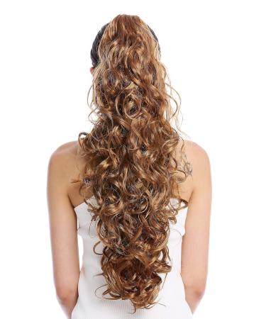 WIG ME UP N1095-V-27 | Long Curly Blonde Strawberry Blonde Ponytail Hairpiece - 65 cm Voluminous Braid for Stunning Styles - Buy Online on GoSupps.com