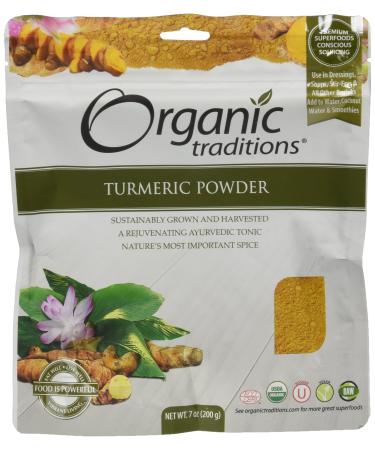 ORGANIC TRADITIONS Organic Turmeric Powder 200g (PACK OF 1)