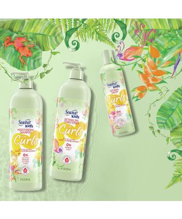 Suave Kids Naturals Tear-Free Sulfate Free Shampoo for Kids Curls - Sweet Almond & Honey - 20 oz - Dermatologist Tested - Buy Online on GoSupps.com