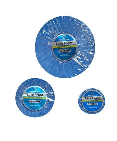 3 Yard Lace Front Wig Tape - Double-Sided Waterproof Adhesive for Hair Extensions & Toupees - Super Hold for Lace Wigs & Beards - Made in USA - Buy Online on GoSupps.com