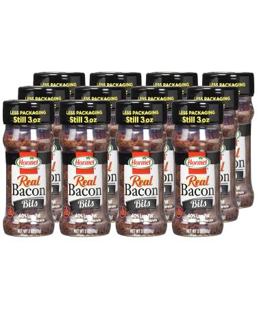 HORMEL Real Bacon Bits 3oz - Pack of 12 | Premium Quality Bacon Pieces - Buy Online on GoSupps.com