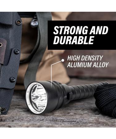 Rechargeable Diving Flashlight | Super Bright 2000 Lumens XM-L2 LED | Scuba Gear for Pros and Amateurs - Buy Online on GoSupps.com