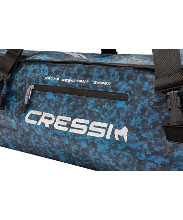 Cressi Gorilla Pro XL Blue Camo Waterproof Bag - Large 135L Capacity for Scuba & Freediving Gear - Buy Online on GoSupps.com