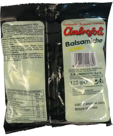 Ambrosoli Bonbons balsamiques au miel 135 g Miel 135 g (Confezione da 1) - Buy Online on GoSupps.com
