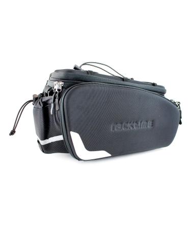 Racktime Unisex  Adult's Odin Bicycle Bag, Black, 13 L + 10 L