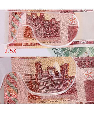 Head-Magnifier Glasses with 2 LED Lights USB-Charging Magnifying Eyeglasses for Reading Jewelry Craft Watch Repair Hobby Hands Free Magnifier for Reading Books Small Gift - Buy Online on GoSupps.com