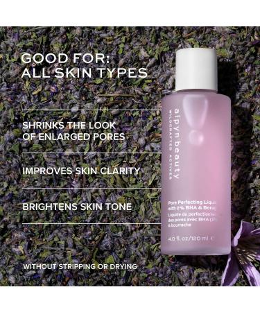 Alpyn Pore Perfecting Liquid Toner - 2% BHA Exfoliator for Minimizing Pores & Restoring Skin pH | 4 oz / 120 ml - International Shipping Available - Buy Online on GoSupps.com