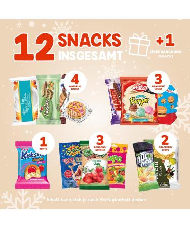 Globally Inspired Midi Sweets Box: 13 Authentic Snacks & American Candy - Snackbox Direct from Turkey - Buy Online on GoSupps.com