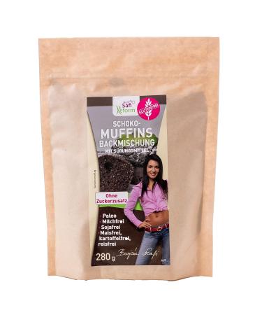 Three-Pack Healthy Chocolate Muffin & Cake Mix | Gluten-Free Lactose-Free Paleo | Szafi Reform | 3x280g | No Preservatives or Dyes - Buy Online on GoSupps.com